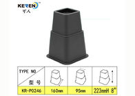Kr-P0246 de Regelbare Stootborden van het 8 Duimbed, de Plastic Zwarte Reeks van Meubilairstootborden van 4 leverancier