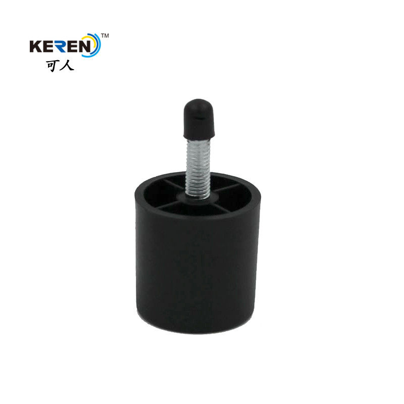 Kr-P0123 de Moderne Plastic Vervanging van Meubilairbenen, Zwarte Regelbare Bankbenen 40mm leverancier