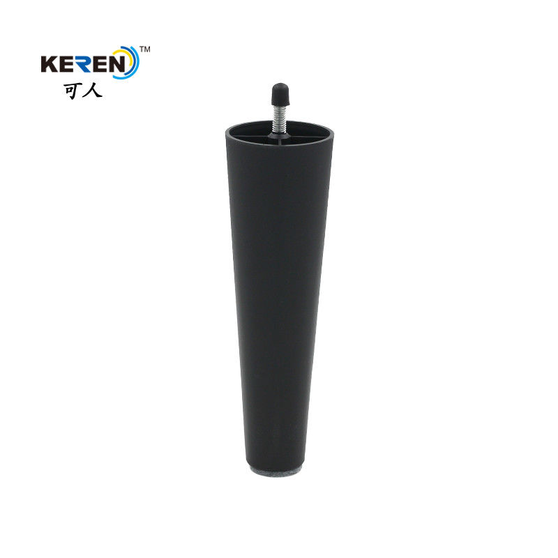 Kr-P0297 de Zwarte Plastic Vervanging van Bankbenen 200mm Hoogte met Bout Geen Lawaaierig leverancier